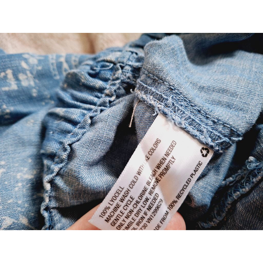 Knox Rose Size XXL chambray Blue jogger drawstring relaxed fit pants - Picture 6 of 6